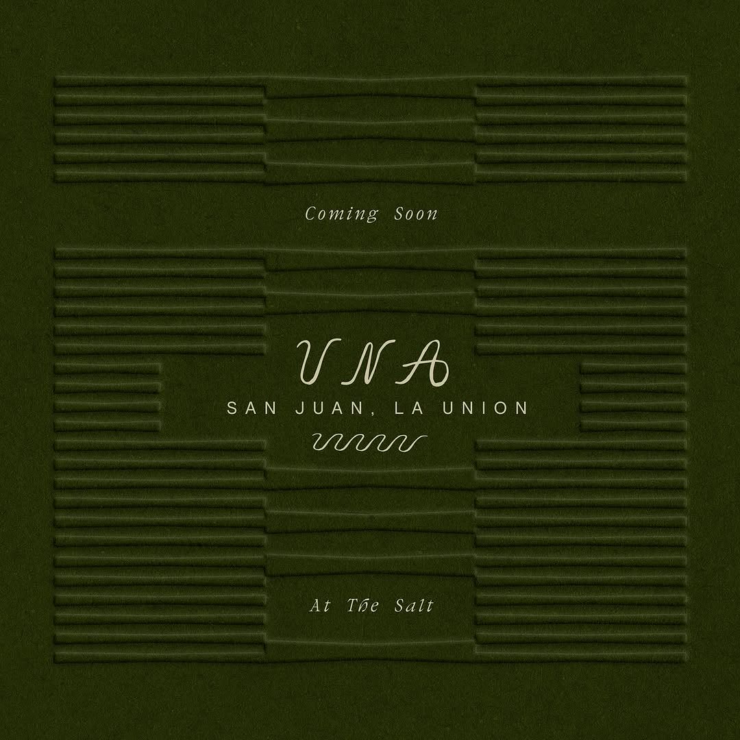 UNA at The Salt — brand announcement in olive green
